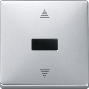 Kızılötesi alıcı ve sensör bağlantılı kör basmalı düğme, alüminyum, system design-4011281858200