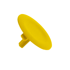 Dairesel Basmalı Düğme Ø22 İçin Sarı Başlık İşaretsiz-3389110090666