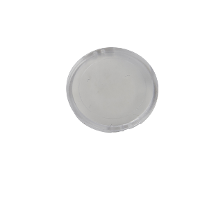 Ba9S Ampullü Dairesel Işıklı Basmalı Düğme Ø22 İçin Beyaz Düz Lens-3389110101270