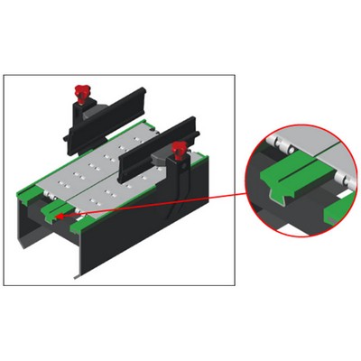 Moon Lower Bearing and Side Support Profile - Conveyor part