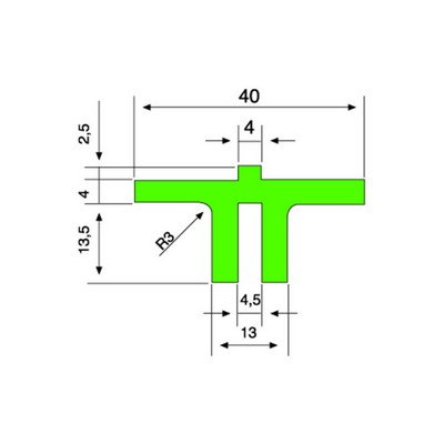 Tca Profil Alpolen 1000 - Conveyor part