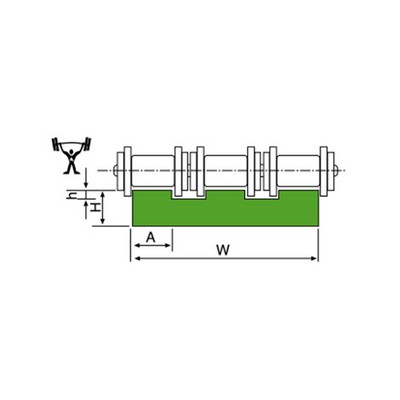 Alpolen 1000 3 Row Chain Slideway - Conveyor part1