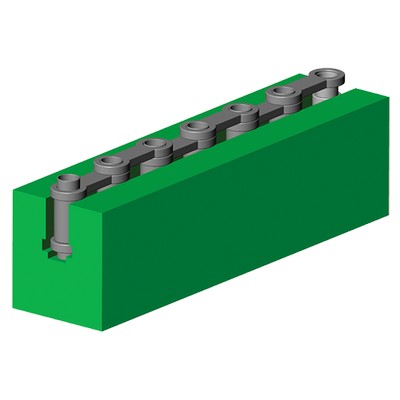  Alpolen 1000 Model Bl Type Chain Slideway - Conveyor part Green