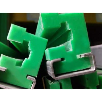  Alpolen 1000 Gh2 Row Chain Slideway - Conveyor part Green 5/8.