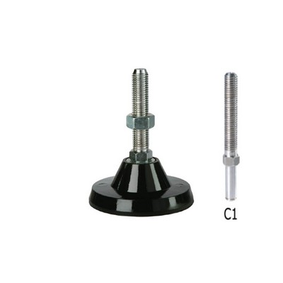 Çinko Kaplamalı -  Ağır Tip Sabit Pabuç - Konveyör parçası M16X150X120 TABAN 