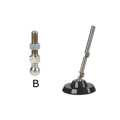 (Ø120) Plastic bottom wedge (6-Corner Stainless Steel) Angle 304 (Inox) - Conveyor part