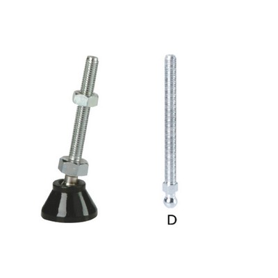 (Ø40) Plastic bottom wedge (6 Corners Stainless Steel) Angle 304 (Inox) - Conveyor part