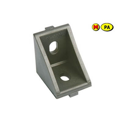  Plastic Corner Connection (45x45) - Conveyor part Black