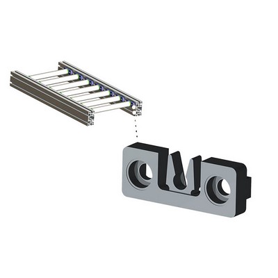  Roller Holder for Roller Conveyors - Conveyor part 8 MM