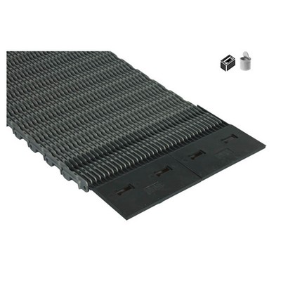 960 Ribbed Channel Pastorized Wire Mesh Belt - Conveyor part