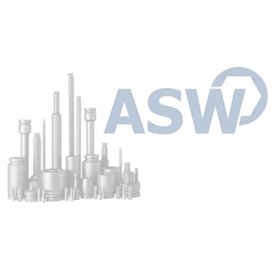 ASW Handle Reversible Ratchet 1/4" - With Throw Function And Two Component Handle