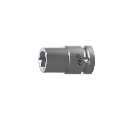 Impact Socket Socket 3/8' SW 19 with Quick Coupling surface