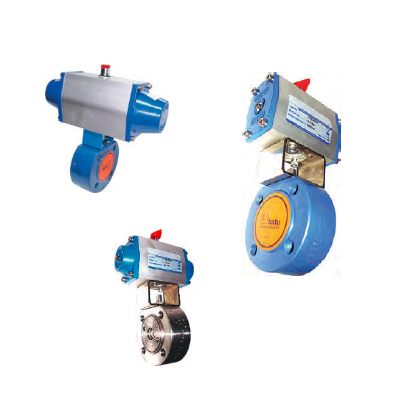 monoblock ball valves with pneumatic actuators, DN-15-1-2-inch-icift Effective Stainless Steel-AISI-304