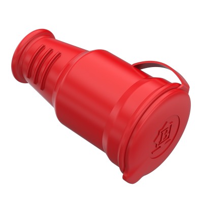 3-25A extension socket (red)