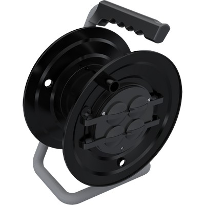 1-16A 4 Plastic cable drum with socket 3x1,5mm TTR 50M capacity
