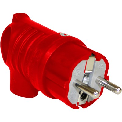 UPS Handle inclined plug (red)