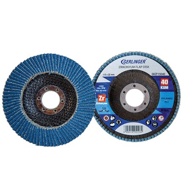 115x22.23 mm 80 GRIT Zirconium Flap Disc