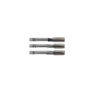 Hand tap set HSS-E, 3 parts, through blind hole, M2.5, ISO2/6H, right, DIN 352, blank