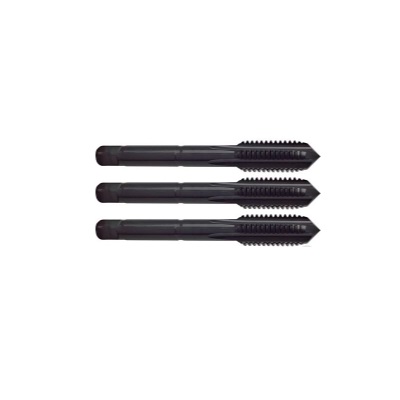 Hand tap set HSS-E, 3 parts, through blind hole, M2, ISO2/6H, right, DIN 352, nitrided