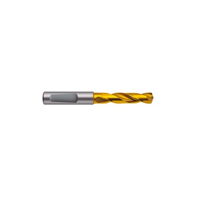 Ratio drill bit, solid carbide, Ø 3,100 mm, 3xD, DIN 6537K, type RT 100 U, TiN