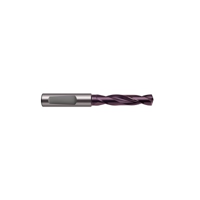 Ratio drill bit with internal cooling, solid carbide, Ø 3,100 mm, 3xD, DIN 6537K, type RT 100 U, nanoFIRE