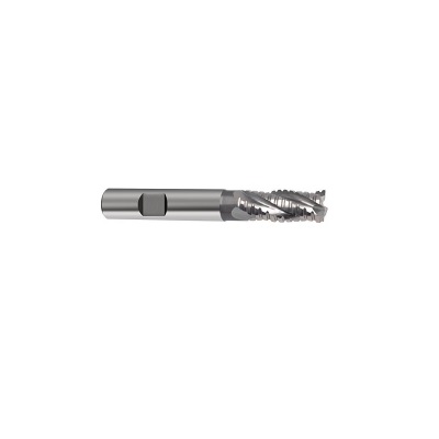 End mill M42, Ø 6,000 mm js12, type NF, DIN 844K, bright