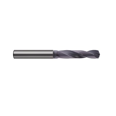 Ratio drill bit with internal cooling, solid carbide, Ø 3,000 mm, 3xD, DIN 6537K, type RT 100 VA, TiAlN-nanoA