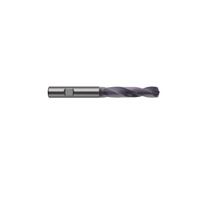 Ratio drill bit with internal cooling, solid carbide, Ø 3,000 mm, 3xD, DIN 6537K, type RT 100 VA, TiAlN-nanoA