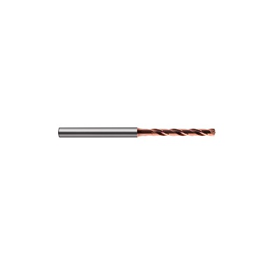 Small drill bit with internal cooling, solid carbide, Ø 1,000 mm, factory standard, type VA, Perrox