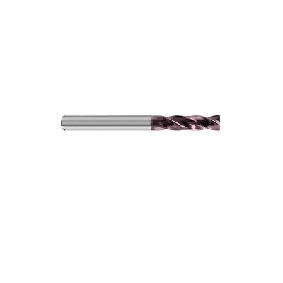 Ratio drill bit with internal cooling, solid carbide, Ø 3.170 mm, ~3xD, factory standard, type RT 100 FB, nanoFIRE