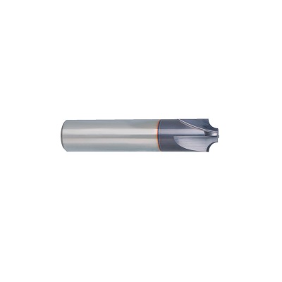 Quarter round profile milling cutter solid carbide, Ø 6,000 mm h6, type N, factory standard, FIRE