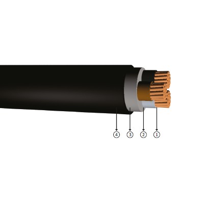 3x1,5, 0.6/1 kV XLPE izoleli, çok damarlı, bakır iletkenli kablolar, YXV-U, YXV-R, CU/XLPE/PVC, N2XY