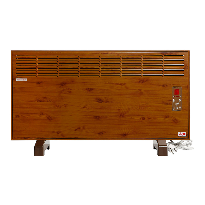 2000 W Digital Remote Control Panel Convector Heater Wood Color