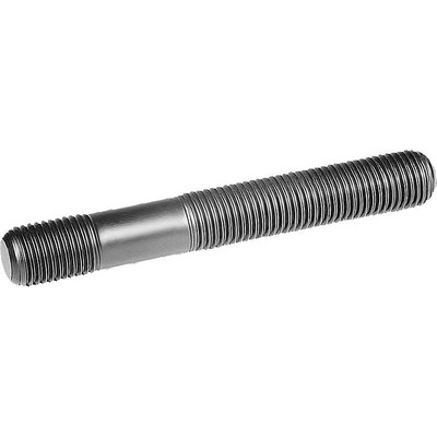 Threaded Bolt D=M20 L=80 Reclamation Steel, Black