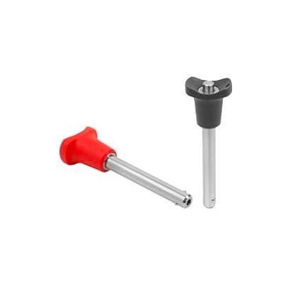 Ball Lock Pins with T Sleeve, D1=12, L=80, L1=9.9, L5=89.9, Stainless Steel