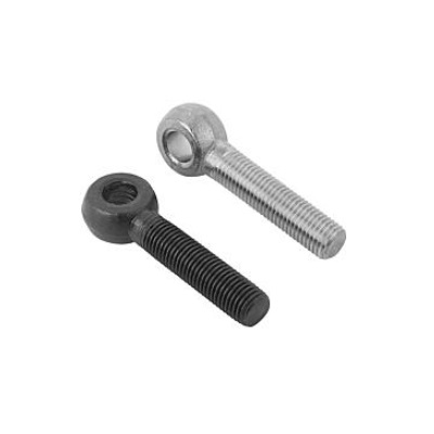 Eye Bolt Long Threaded DIN444, Shape:B, M16, L=100, Steel 8.8 Polished