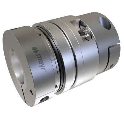 Backlash-free torque limiter, adjustable, automatic type with elastic coupling, 2.7-60Nm