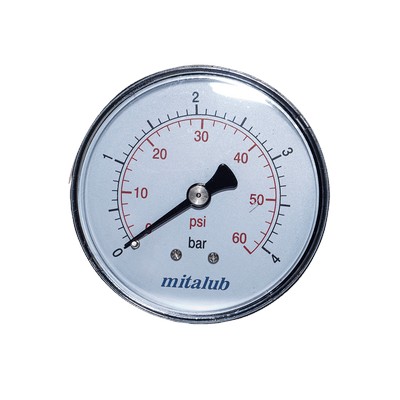 40 mm 4 Bar Metal Rear Manometer