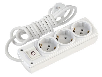 Triple Grounded group socket (Switches 5 mt) Olimpia