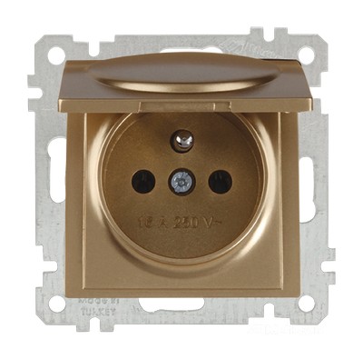 Mec. key UPS CAPTURE (French) socket ancient gold