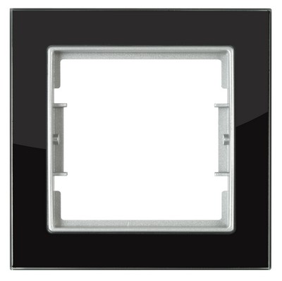 Elitra Glass Single frame Black - Silver