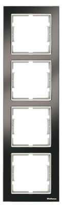 Elitra Metal Vertical Fourth Frame Shiny Smoked