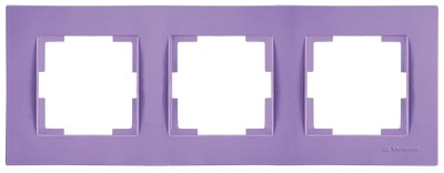 Rita triple horizontal frame purple