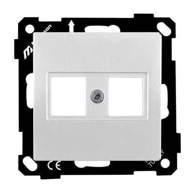 EP-DATA socket 2*RJ45 WHITE