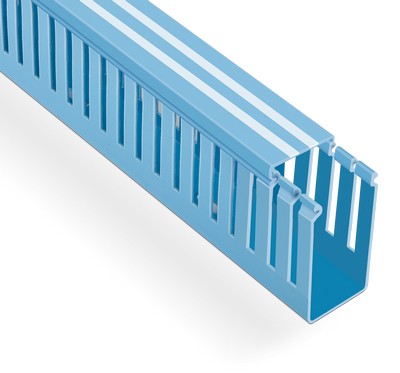 60x80 cable ways-trays (perforated) (blue) (2m)