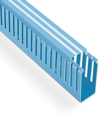 60x100 cable ways-trays (perforated) (blue) (2m)