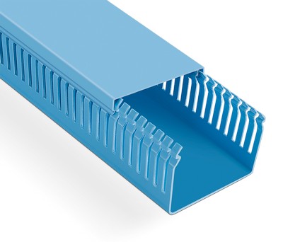 100x100 cable ways-trays (perforated) (blue) (2m)