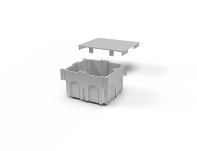 Thermoplastic Junction box (180x270x100) (14çık.Gri-Kablo ways-trays part
