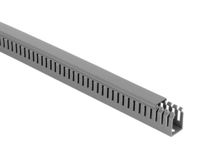 25x30 cable ways-trays (perforated) (Halogen Free) (Gray) (2m) (Promex)