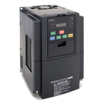 OMRON RX Inverter Driving, HD: 2.2 kW, 5.3 A, 3 ~ 400 Vac, Open/Closed Loop Vecor, Internal Filter 4548583484719